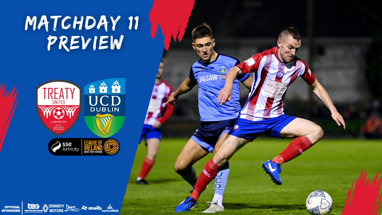 Featured image for “Matchday 11 Preview – Treaty United V UCD”