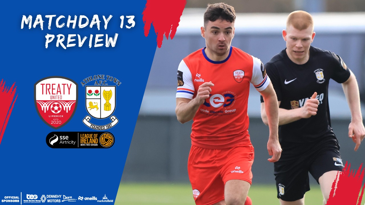 Featured image for “Matchday 13 Preview – Treaty United V Athlone Town”