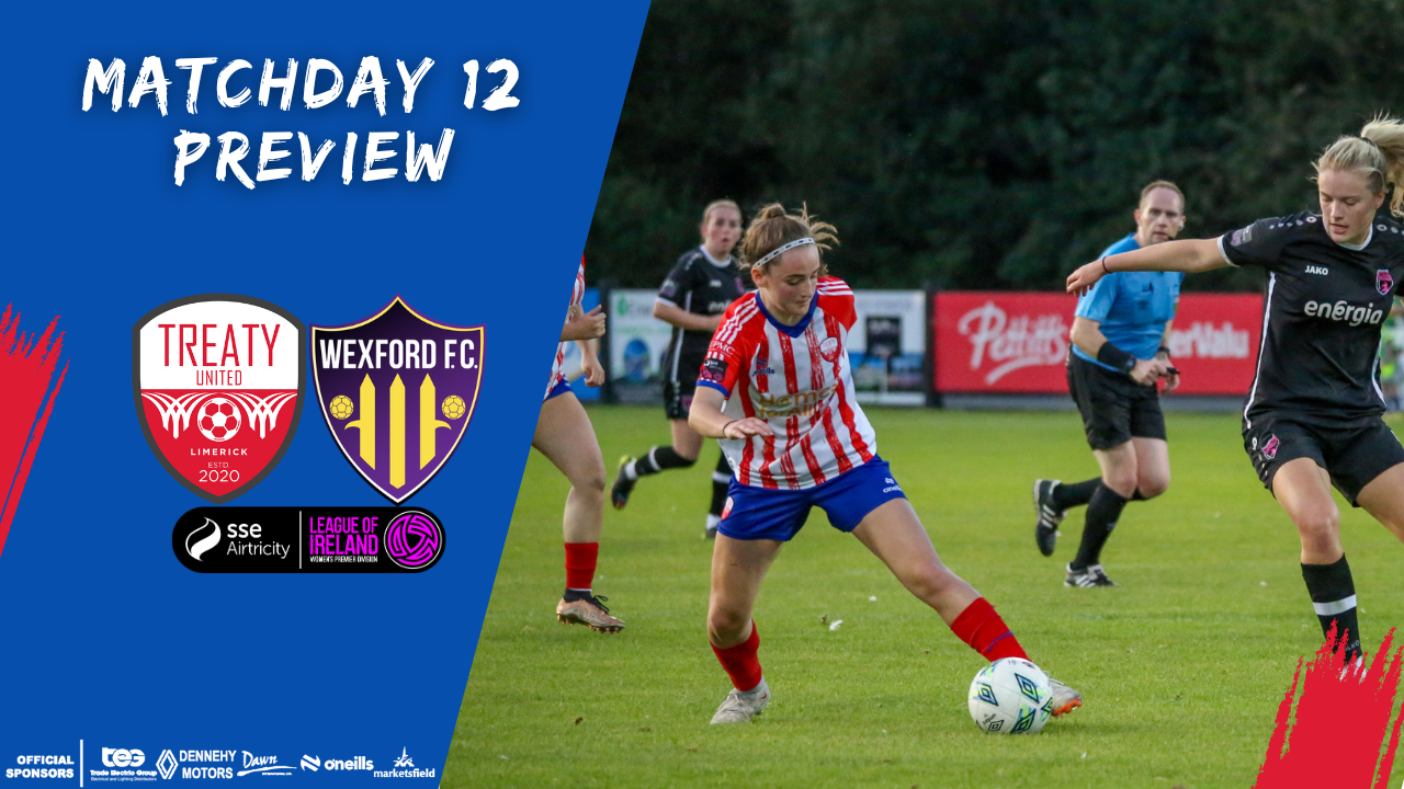 Featured image for “Matchday 12 Preview – Treaty United -v- Wexford FC”